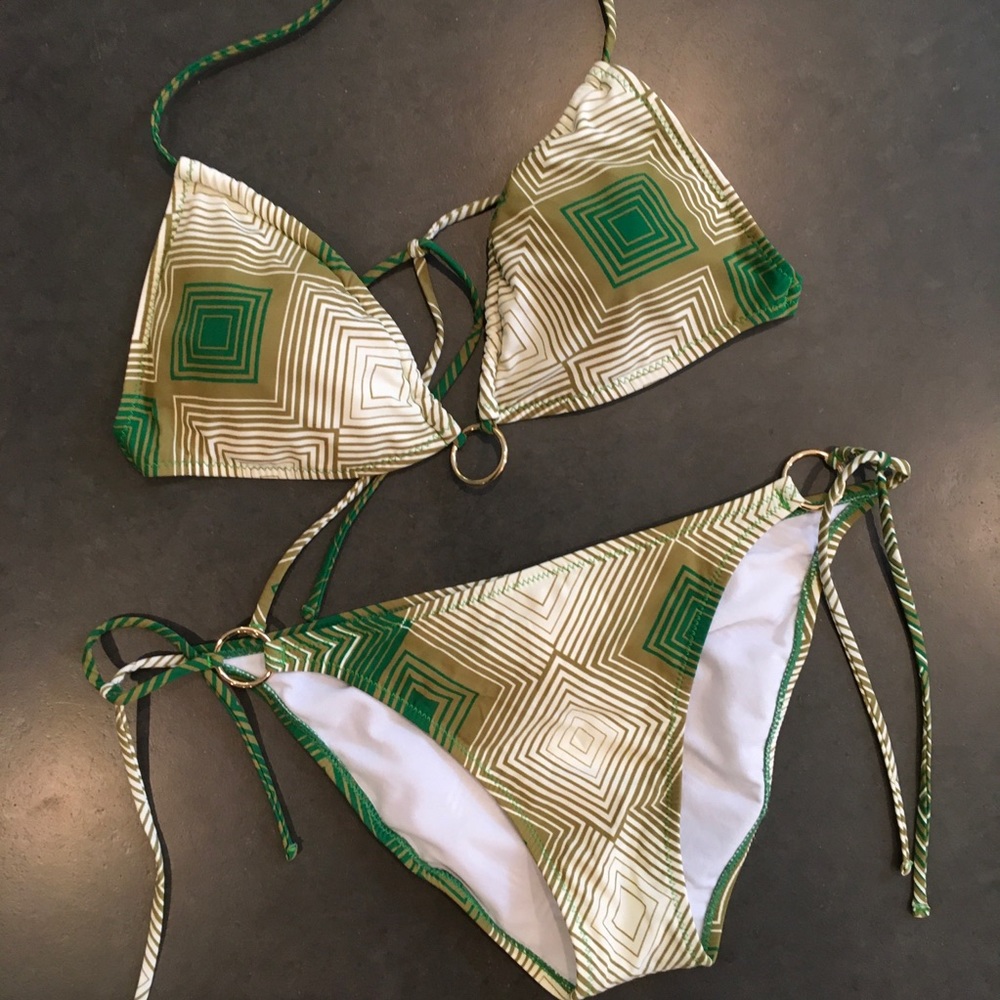 Red Carter String Bikini